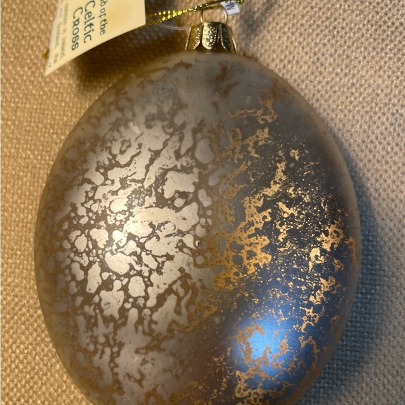 Glass Celtic Cross Christmas Ornament - Picture 4 of 5